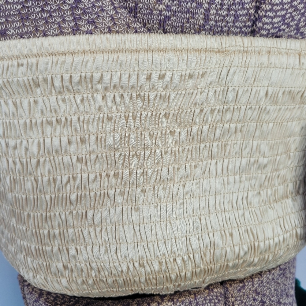 Champagne color tube top with front ties - Picture 5 of 7